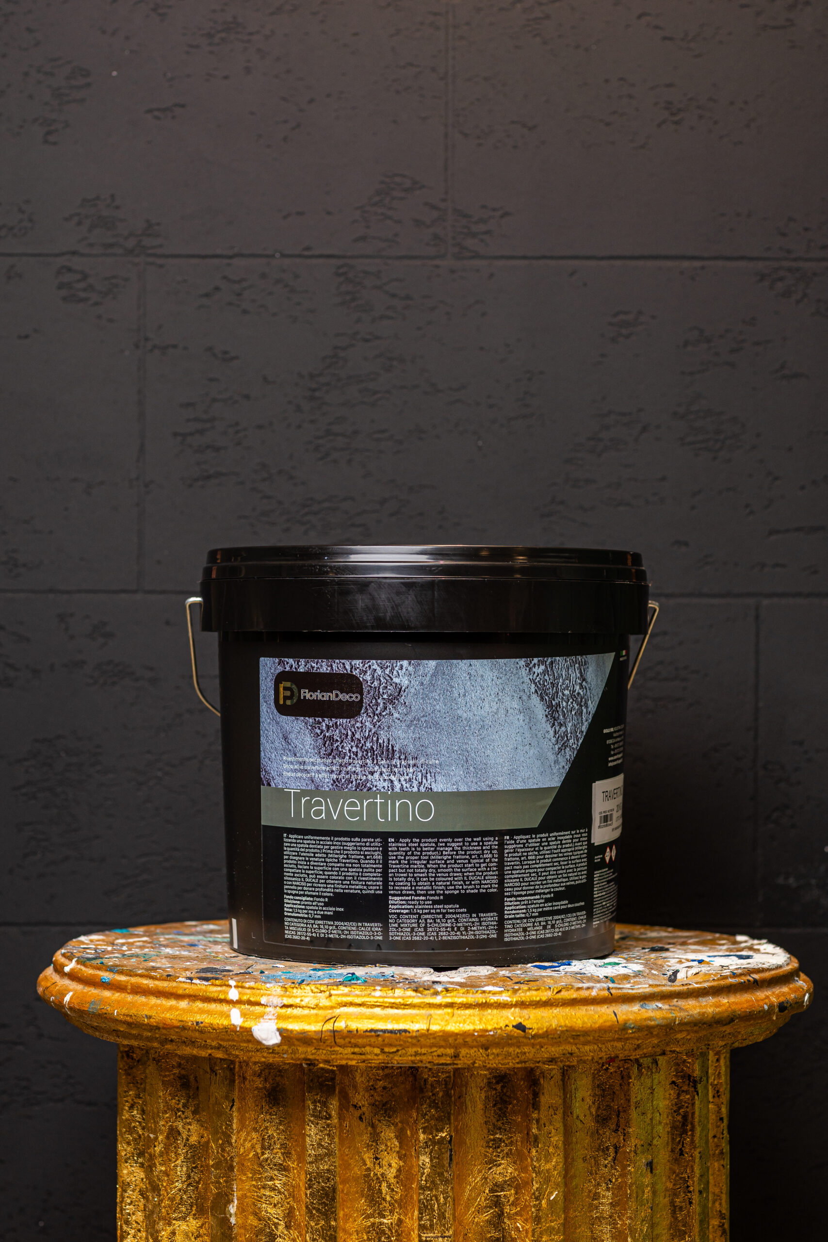 Vopsea Decorativa Travertino Structurata, 20 KG