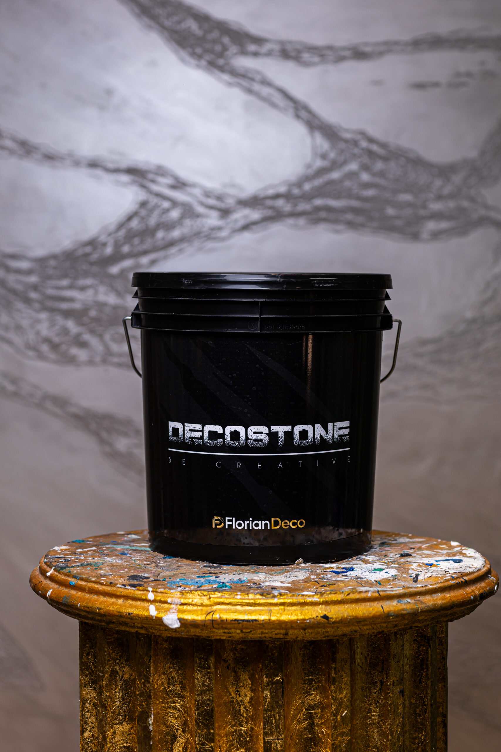 Kit Piatra Sparta - GiolliSand 1L + Decostone 24 KG + Narcisso 2 L + Plastolux Lucido 1 L pentru 12 mp